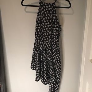 Asymmetrical Aqua Dress  -NEVER WORN